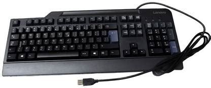 Lenovo (SK-8825 Black) Wired USB Standard Desktop Keyboard Compatible ...