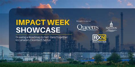 RXN HUBs Impact Week Showcase | Roadmap to Net-Zero, Goodes Hall ...