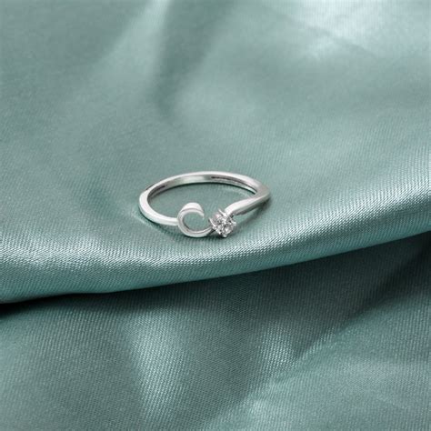 925 Sterling Silver White Zircon Gemstone Ring - Elegant & Timeless ...