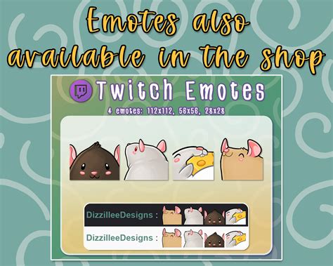 Buy Rat Twitch Badges Mouse Twitch Sub Badges Twitch Bit Online in ...