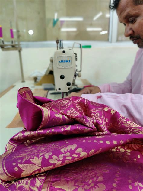 Handwoven Mint Silk Anarkali and Churidar with Dupatta | Ekaya Banaras