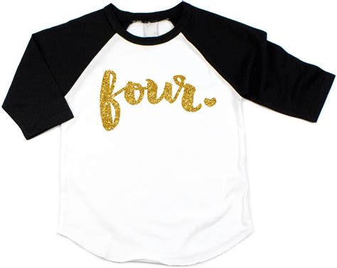 Buy Bump and Beyond Designs Girl Fourth Birthday Outfit Fourth Birthday ...