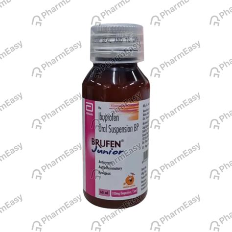 Buy Brufen 100 MG/5ML Suspension (60) Online at Flat 15% OFF | PharmEasy