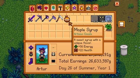 How to Make Maple Syrup in Stardew Valley - ScalaCube