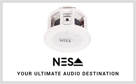 Nesa Ceiling Speaker 3 Inch 6 Watt with White Grill (8) Price: Buy Nesa ...