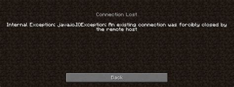 Image result for Minecraft Connection Lost Internal Exception