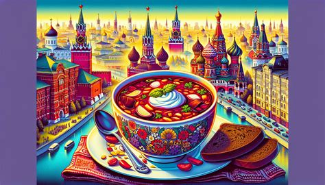 Вкусный борщ в лучших ресторанах Москвы!