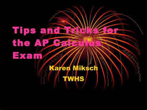 Image result for AP Calculus Exam Tips