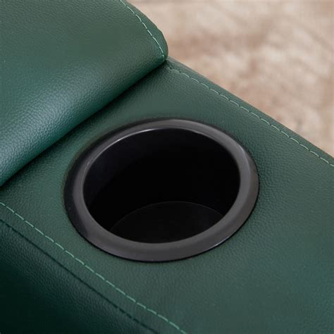 Buy Asher Faux Leather 1-Seater Recliner - Green from Home Centre at ...