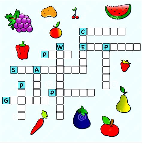 Printable Crossword Puzzles For Kids