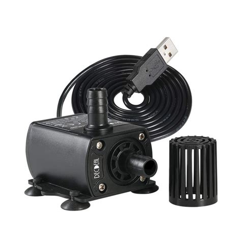 Submersible Water Pump with Flow Adjustment Function and USB Interface ...