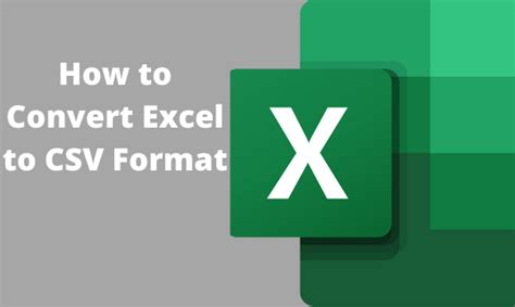 How to Convert Excel File to CSV File 的图像结果