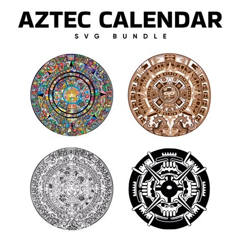 Aztec Calendar Clipart