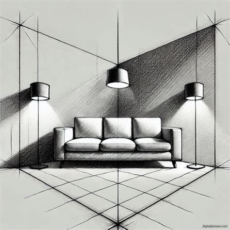 Image result for 2-Point Perspective Objects Drawing