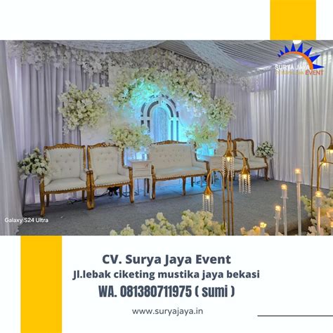 Jasa Paket Dekorasi Wedding Tenda Kursi Meja Pelaminan Area Jakarta