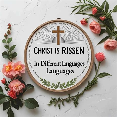 Christ Is Risen in Different Languages: A Global Celebration of Faith