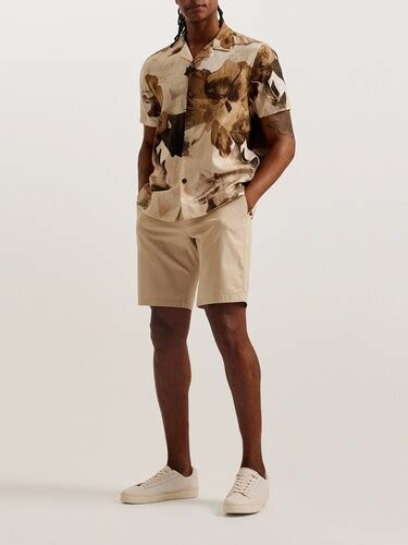 Buy Men Ecru Big Floral Print Relaxed-Fit Shirt Online at The ...