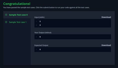 HackerRank Solve Me First 的图像结果