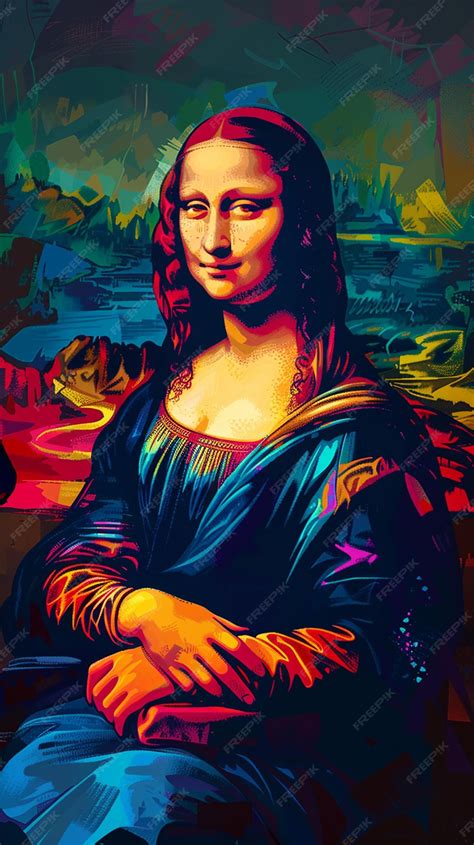 Premium Photo | Modern Mona Lisa Contemporary Reimagining