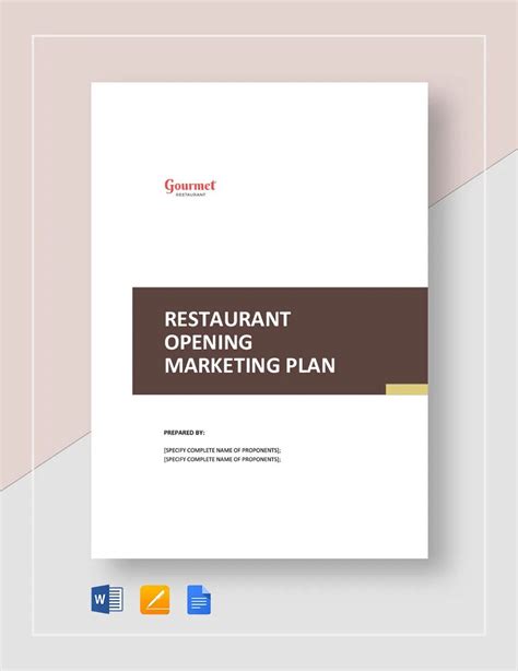 Restaurant Business Plan Cover Page 的图像结果