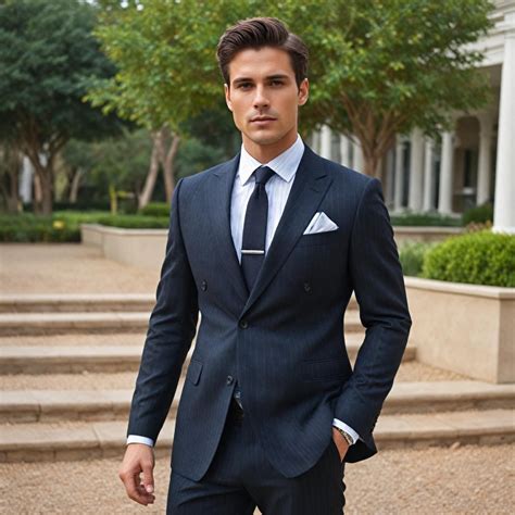 Exclusive Bespoke Double-breasted Pinstripe Suit | Custom-fit Men's ...