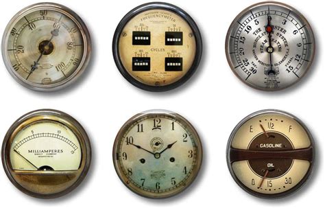 Buy Fun Locker Magnets For Boys - Vintage Gauges - Fun School Supplies ...