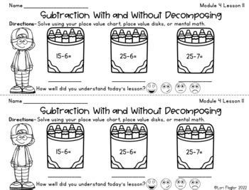 Lesson 10 Grade 2 Module 4 Exit Ticket 的图像结果