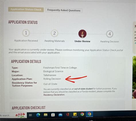 Why is my application plan rolling decision despite applying on Dec 1st ...