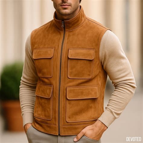 Men's Leather Jacket - Pure leather Suede in Green, Brown, Tan, Black ...