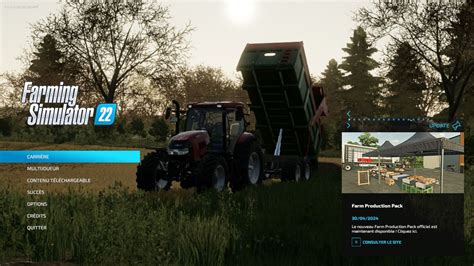 Фон меню игры FS22 - KingMods