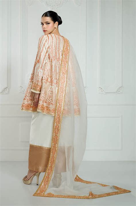 Badami Short Tilla Embroidered Kurta Set – Manish Malhotra