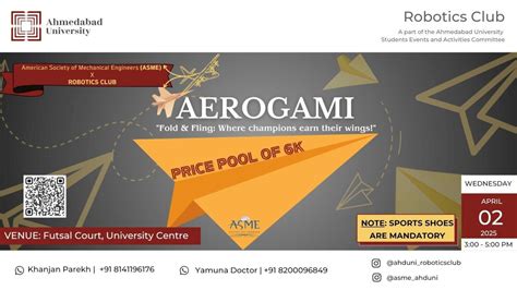 Aerogami 2.0: Where Art Meets Engineering! | Robotics Club