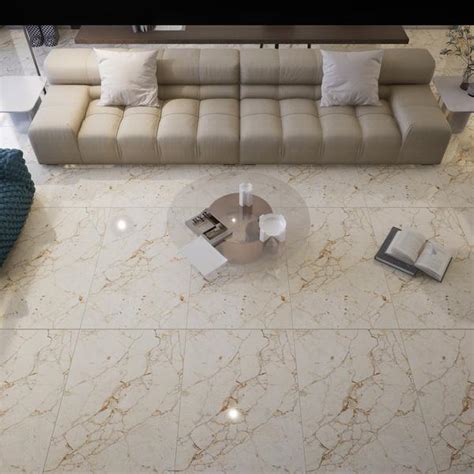 Random 3 Novo Crema 1200x600 mm Glossy Finish Tile - 9 mm