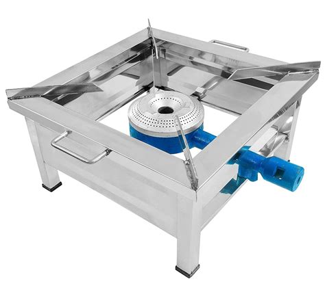 SHIP Stainless Steel Commercial Gas Chulha | Gas Stove Burner | Steel ...