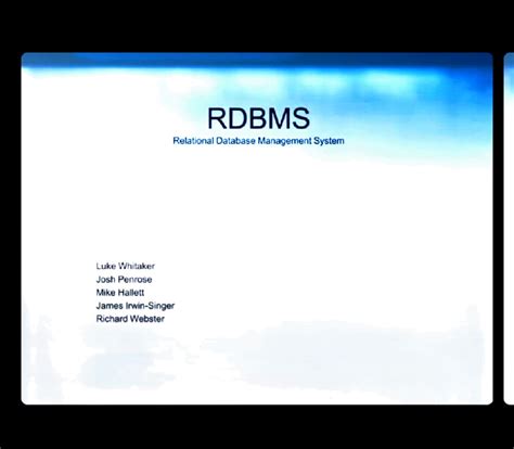 Rdbms - computer science - Studocu