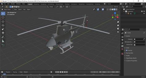 Northrop Grumman MQ-8 Fire Scout 3D | 3D Molier International