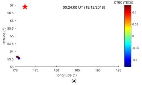 Analysis of Ionospheric Disturbances Caused by the 2018 Bering Sea ...