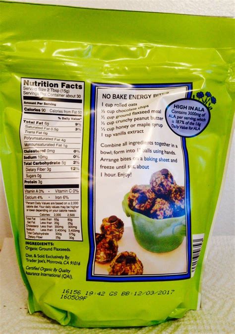 Flax Meal Trader Joe's at Doris Jones blog