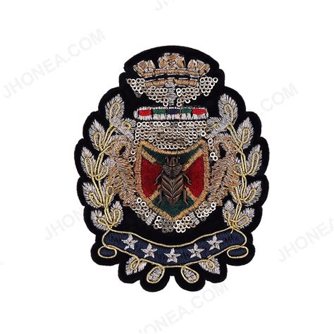Royal Crest Design Patch Appliqués for Blazers/Shirts – JHONEA ACCESSORIES