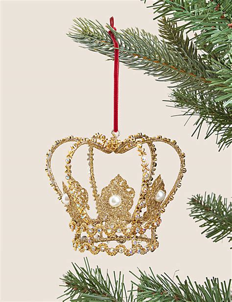 Buy Gold Hanging Crown Decoration at Marks & Spencer