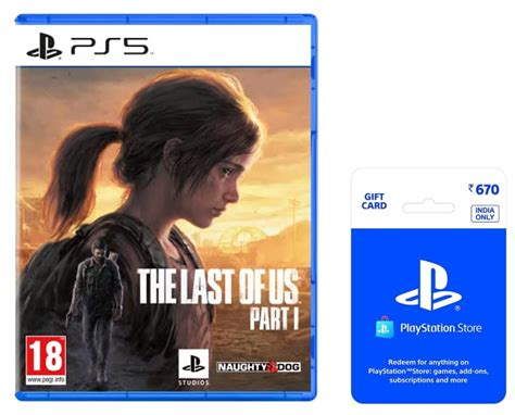 The Last Of Us : Part 1 | PS5 Game & PlayStation Wallet Top Up INR 670 ...