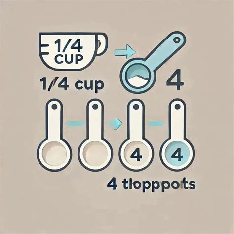 How Many Tablespoons in 1/4 Cup? | Cups to Tbsp Converter – Eduyush