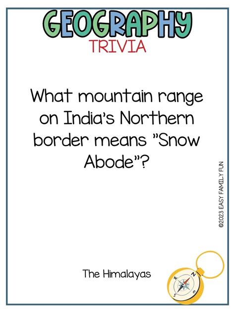 Image result for Geography Trivia Questions