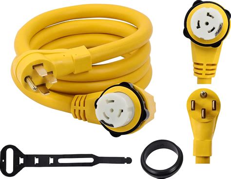 Amazon.com: ONETAK 14-50P to SS2-50R 12FT Right Angle 90 Degree 120V ...