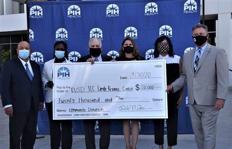 PIH Health gifts $20,000 to Downey’s TLC Center — The Downey Patriot