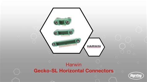 Gecko-SL Horizontal Connectors - Harwin | DigiKey