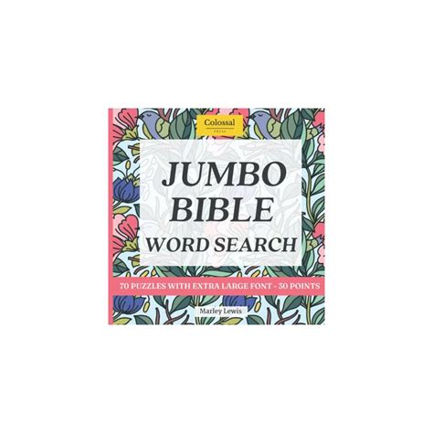 Buy Jumbo Word Search for Seniors - Bible Word Search Large Print ...