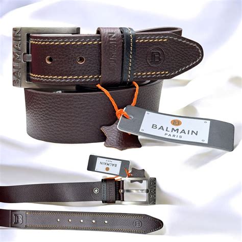 BALMAIN Paris Classic Leather Belt – Brand Drops