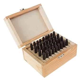 Stalwart - 75-ST6040 Letter and Number Steel Punch Stamp Set, 36 Piece ...