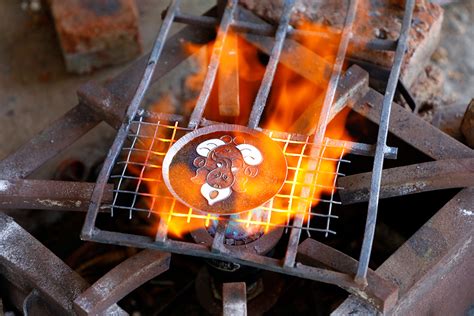 D'source Design Gallery on Making Process of Copper Enamel Arts and ...